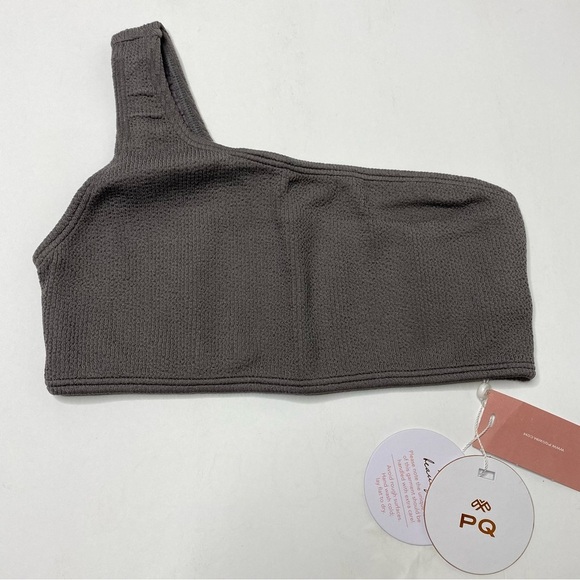PQ Anthropologie Sand Reef One Shoulder Bikini top size small NEW - Picture 2 of 5